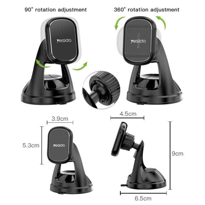Yesido C72 – Soporte para coche - Imagen 4