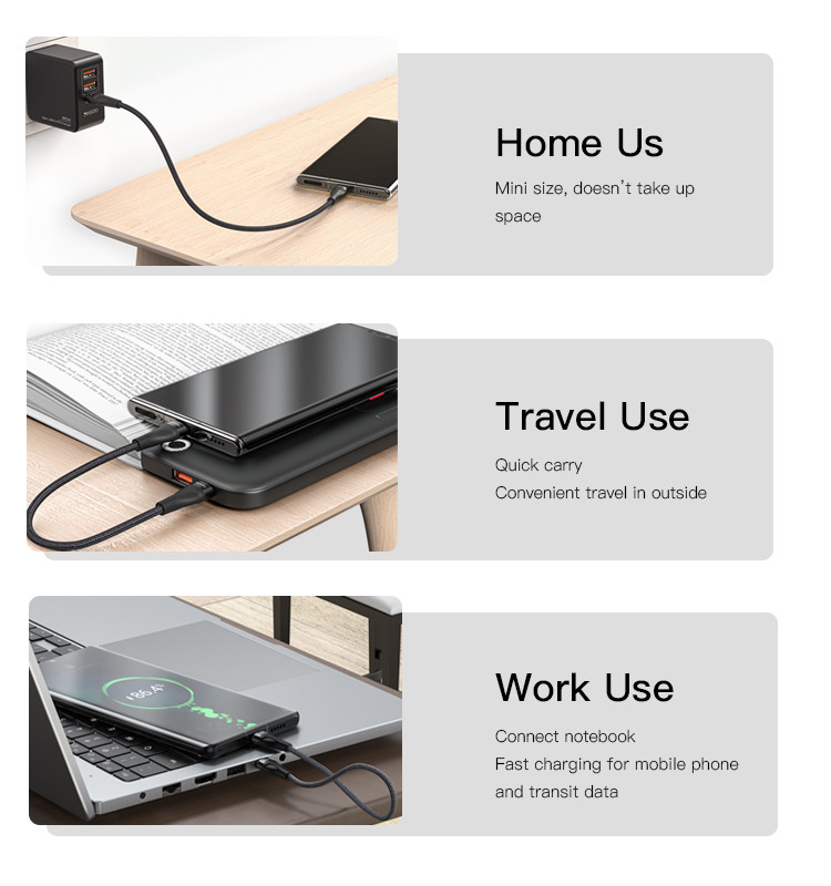 Cable de datos tipo C a tipo C CA83 - Imagen 2