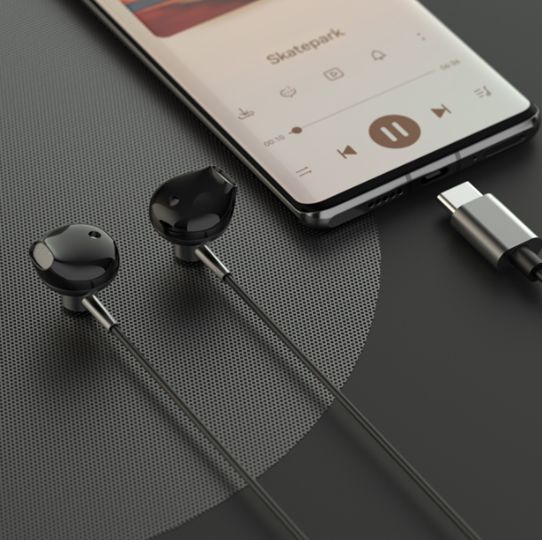 Auriculares tipo C Budi EP29TB - Imagen 3