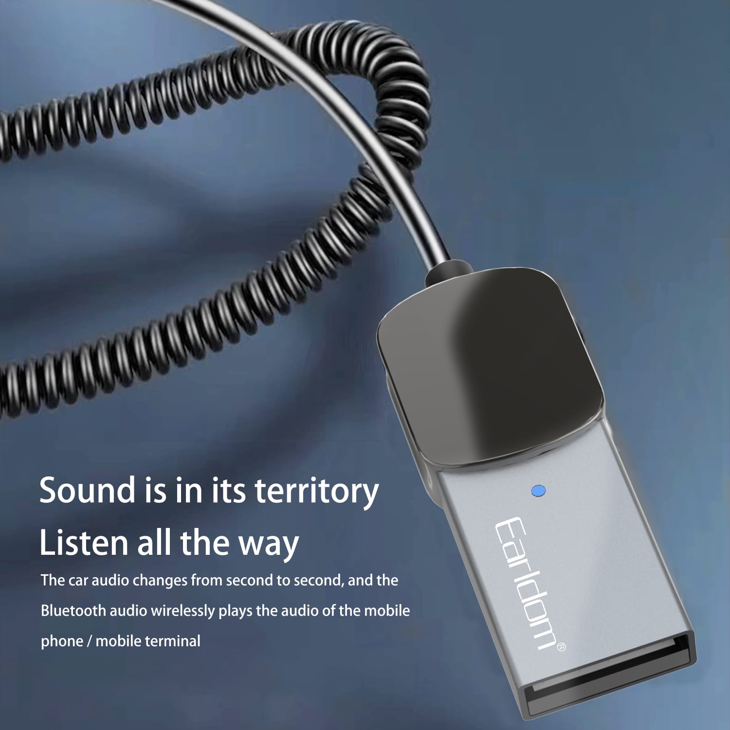 Receptor de audio Bluetooth Earldom ET-M64 - Imagen 8