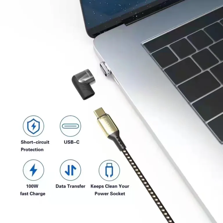 Adaptadores magnéticos de carga rápida tipo C a C Earldom ET-OT59 - Imagen 3