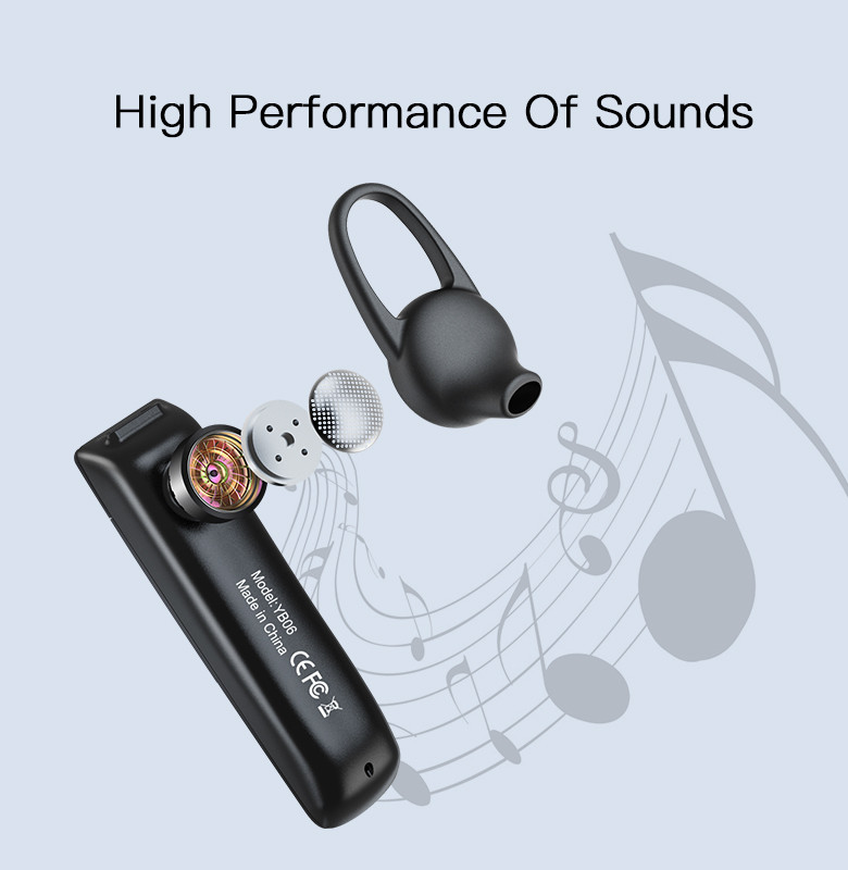 YB06 360 degree Rotation Wireless bluetooth Headphones - Imagen 5