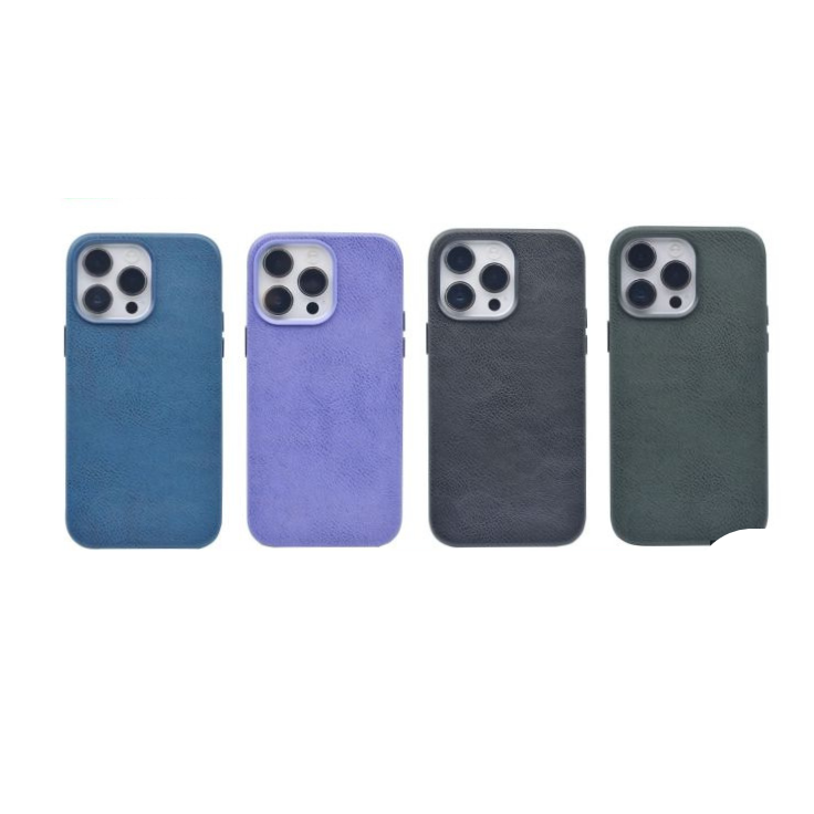 Elegante funda de piel sintética para iPhone 13 Pro Max: elegante y protectora