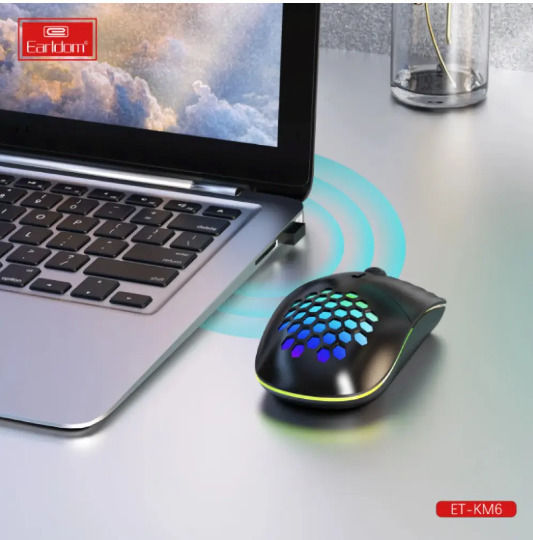 Ratón inalámbrico para juegos Earldom KM6 - Imagen 3