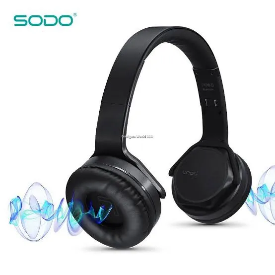 Sodo MH3 2-in-1 Wireless Bluetooth On-Ear Headphones - Imagen 3