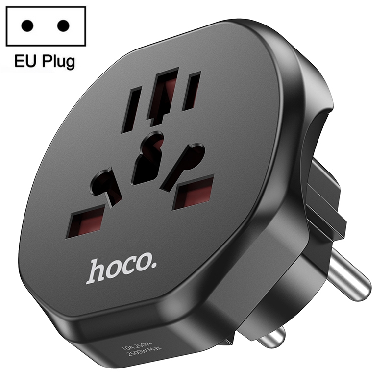 Hoco AC6 Unimpeded Universal Conversion Plug - Imagen 7