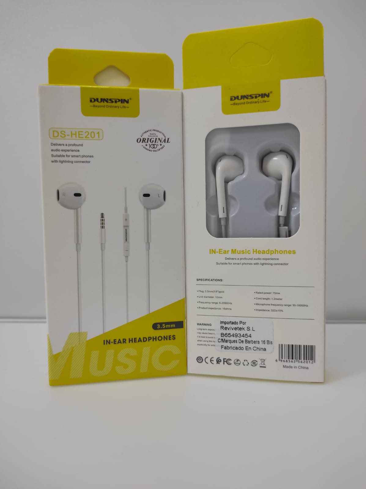 Auriculares DUNSPIN DS-HE201 - Imagen 2