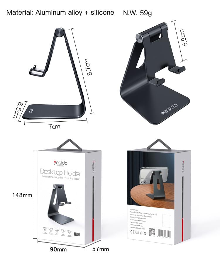 Yesido Mobile\ Tablet Holder C95 - Imagen 6