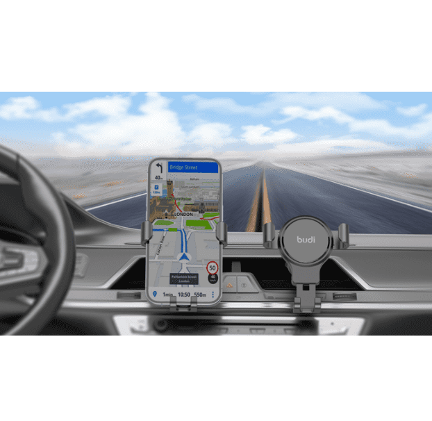 Soportes para teléfono de agarre fuerte para coche Budi - Imagen 4